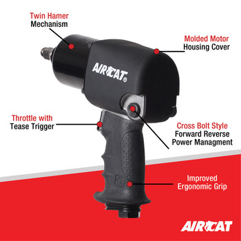 1/2" Impact Wrench 900 ft-lb 1460-XL 1/2" Impact Wrench 900 ft-lb 1460-XL