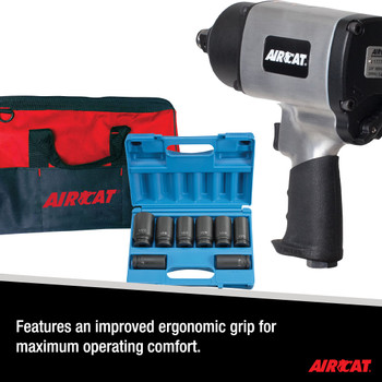 3/4" impact Wrench kit 1600 ft-lb w/8 Piece Deep Socket Set 1777K 3/4" impact Wrench kit 1600 ft-lb w/8 Piece Deep Socket Set 1777K