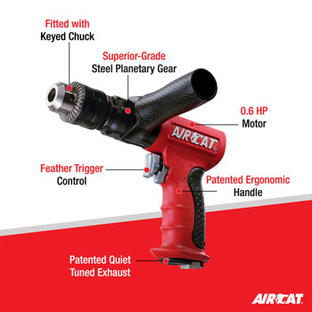 .6 HP 1/2" Reversible Composite Drill 400 RPM 4450 .6 HP 1/2" Reversible Composite Drill 400 RPM 4450