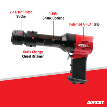 .498 Super Duty Air Hammer 1,700 BPM 5300-B-T .498 Super Duty Air Hammer 1,700 BPM 5300-B-T