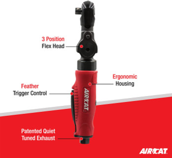 3/8" Flex Head Ratchet 35 ft-lb 240 RPM 811 3/8" Flex Head Ratchet 35 ft-lb 240 RPM 811