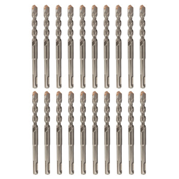 3/8" x 6-1/4" PRO Series SDS-Plus 4-Cut Tip Hammer Bit Drill Bit (Pack of 20)
