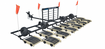 Seeker Airdrag Friction FOD Sweeper - Full Trailer, 15' Sweep for Runways, Sand