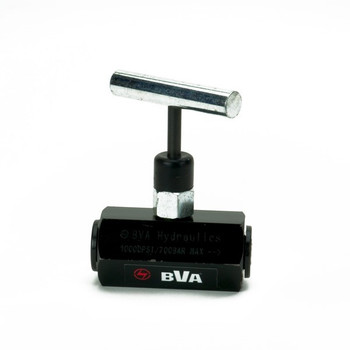 BVA Hydraulics CVN3 Female needle valve, 3/8"-18NPTF, 10,000 psi (700 bar)