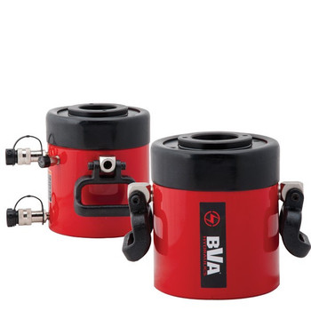 BVA Hydraulics Hollow Hole Cylinder HDC10003 100 Ton 3 Stroke 10,000 psi (700bar)
