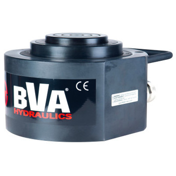 BVA Hydraulics Telescopic Flat Body Cylinder HFT7501, 75 Ton 1.02" Stroke 10,000 psi (700bar)