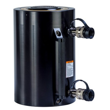 BVA Hydraulics Light Weight Aluminum Cylinder HUD7506T, 75 Ton 6" Stroke 10,000 psi (700bar)