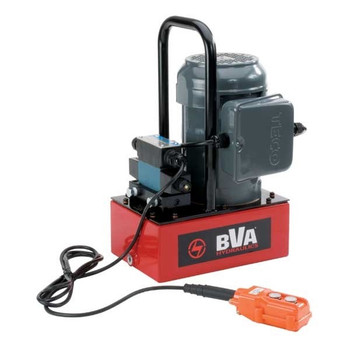 BVA Hydraulics Standard Electric Pump, 0.5HP, 1ph, 50Hz, 230V, Solenoid, 4W/3P, 1 Gal