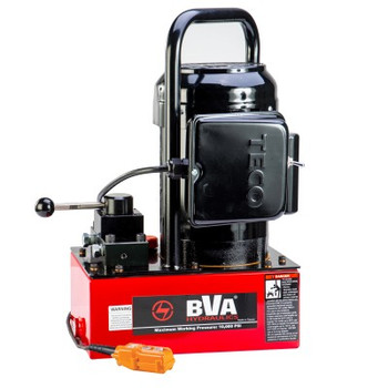 BVA Hydraulics Standard Electric Pump, 0.5HP, 1ph, 50Hz, 230V, Manual, 3W/3P, 1 Gal