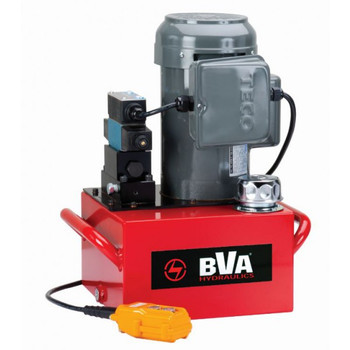 BVA Hydraulics Standard Electric Pump, 1.5HP, 1ph, 60Hz, 120V, Solenoid, 3W/3P, 3 Gal