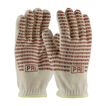 Natural L 24 oz., 100% Cotton Double Layer, EverGrip Nitrile Coating,Open Cuff Terry, Hot Mill & Seamless Knits 1 Dozen