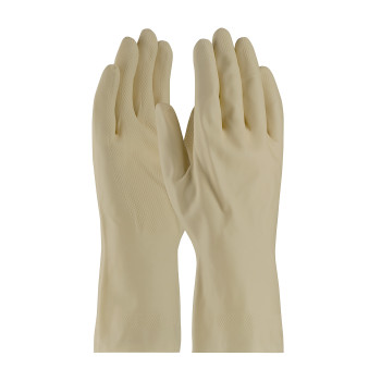 Natural XL Assurance Unsupport Latex, Natural, 18 Mil, 12 Inch, Unlined, Diamond Unsupported Latex Gloves 1 Dozen