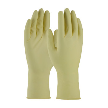 Natural L Latex, Finger Textured, 7 mil., Class 10, 12 Inch, PF CE Single Use Gloves 1 Case