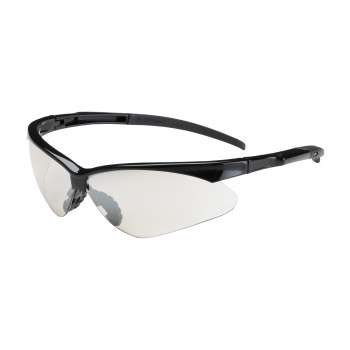 Black OS Adversary, I/O Mir Lens, Gloss Blk Frm, Rubber Tmpls & Bridge Bouton Semi-Rimless Frame 1 Pair