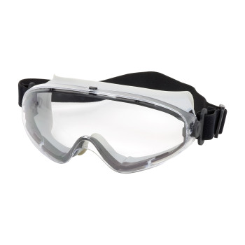 Gray OS Fortis II, AS/AF Clr Lens, Gry IV Frm, Elastic Strp Indirect Vent Goggles 1 Pair