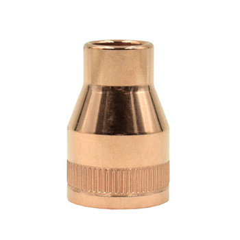 1/2" (12.7mm) Copper Heavy Duty Bottle Nose PowerBall 2-pc Nozzle w/Recessed Tip - 10/pk