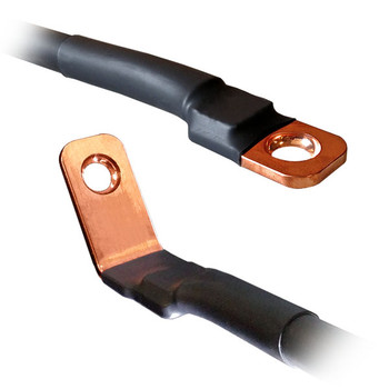 PowerBall Welding Cable - 4/0 - 10' (3m) length w/Straight and 65° Lugs