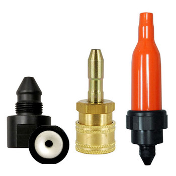 Inlet/outlet guide w/QD for feed assist .373in (9.5mm) O.D. probe x .200in (5.08mm) I.D. x 1.29in (32.8mm) lgth for 1/8in-5/32in wire