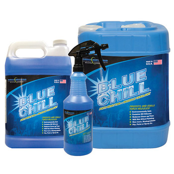 Blue Chill nozzle anti-spatter 1 gallon (3.8 liter) container