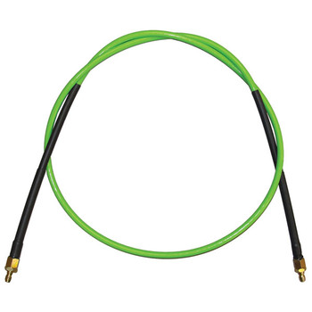 Conduit Extreme Flexible assy w/swaged bayonets 120in or 10ft (3m) and polymer strain relief