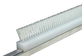 5' Conveyor Guide Rail Brush, Slide-on Brush, .012 Nylon