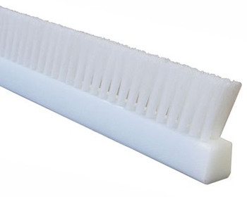 5' Conveyor Guide Rail Brush, Heavy-Duty Bumper Brush, .012 Nylon
