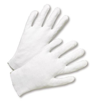 Men's Heavy Weight Lisle/Inspection Glove, 10 1/2" OAL- 100% Cotton - Size LARGE