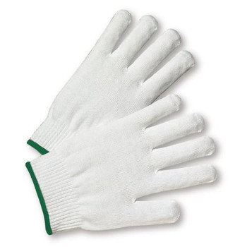 13 gauge Nylon Glove - Medium (ladies) - Blue Trim