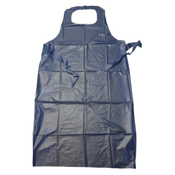 6 mil 35x55" Vinyl die cut Apron - Blue