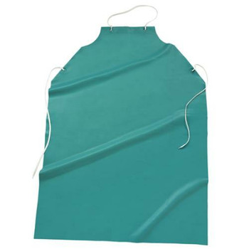 20 mil 35x50" Raw Edge Apron - Green