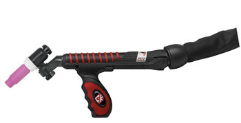 TIG Torch, Ultra TIG Series, Water Cooled UltraTIG, 250 AMPS USFL250 - FLEX-LOCFL250FL3L, SUPER -FLEX, Superflex - 25 ft (7.6m) Cable Length