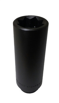 1/2" Drive X 1-1/16" 8 Point, 5" Overall Length Extra Deep Lineman Socket