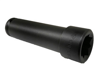 1/2" Drive 5" Overall Length Deep Lineman Socket - 3 Sizes in One, 3/4" 4 Point, 13/16" 4 Point, 13/16" 6 Point