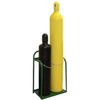 Dual Cylinder Stand - Medium Oxygen and Acetylene Cylinders