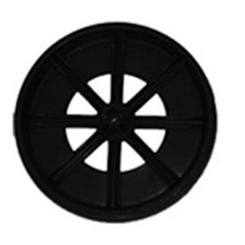 10" Polyolefin Wheel, 3/4" Plastic Bearing, 200lb Load Capacity