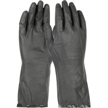 12" Cl 100 SD PolyTuff 1.5 mil 5PR/BG, 10bg/cs MEDIUM,QRP - Size M, Blue 1 Case - CE Chemical Gloves