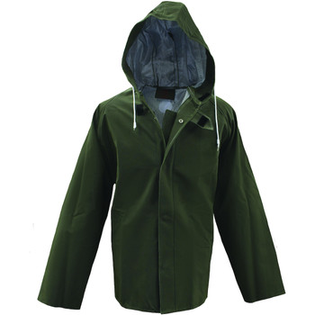 Lined PVC Rain Jacket .50MM, Green 