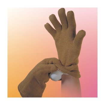 14" Extreme Temp Glove 1 pr/pk, 1 pk/cs LARGE,QRP - Size L, Brown 1 Case - CE Thermal Gloves