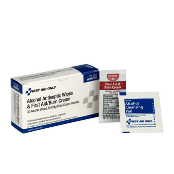 Antiseptic Unit (30 Wipes, 6 First Aid/Burn Cream) 12-050-001