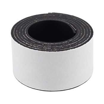 Flexible Magnetic Strip with Adhesive - 30'' L x 1'' W x 0.06'' Thk.