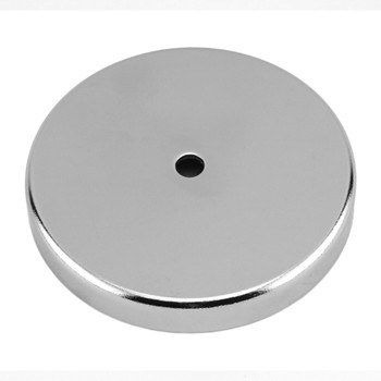 Ceramic Round Base Magnet - 2.03'' Dia. x 0.303'' Thk.¸ 25 lbs. pull