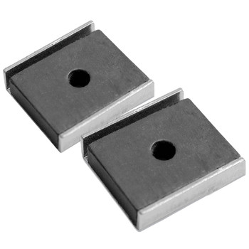 Ceramic Latch Magnet Channel Assemblies (2pk) - 1" L x .875" W x .25" H¸ 7 lbs. pull