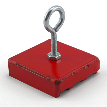 Heavy-Duty Holding and Retrieving Magnet - 2.0'' L x 2.0'' W x 0.562'' H¸ 40 lbs. pull