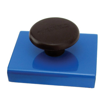Ceramic Rectangular Base Magnet w/ Knob - 2.37" L x 3" W¸ 45 lbs. pull