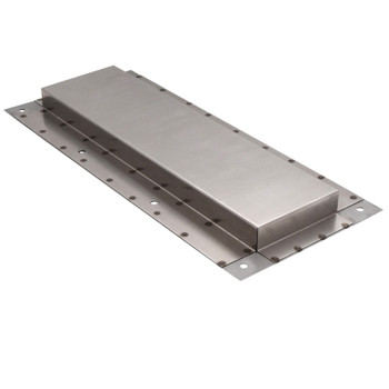 Light-Duty Plate Magnet - 18.50" L w/ Stainless Steel Housing