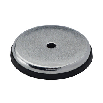 NeoGrip Round Base Magnet - 1.45'' Dia. x 0.275'' Thk. w/0.190'' Dia. hole¸ 20 lbs. pull