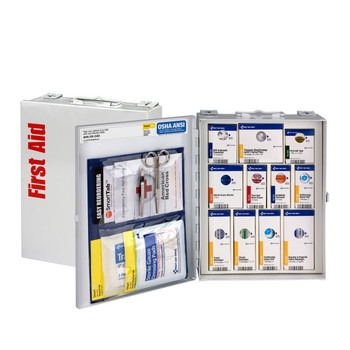 25 Person Medium Metal SmartCompliance First Aid Cabinet without Medications