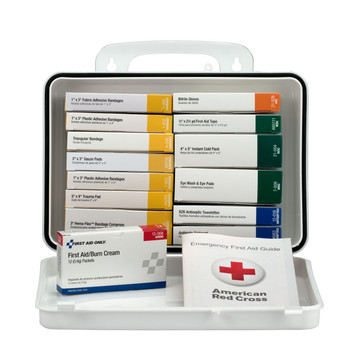 16 Unit First Aid Kit, Plastic Case