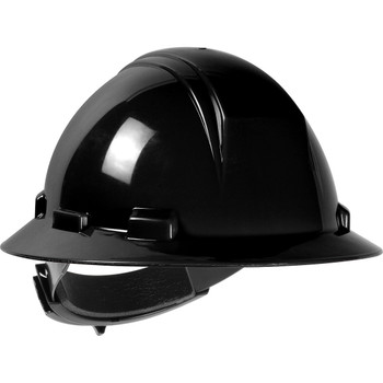 Kilimanjaro, Full Brim, Ratchet, Type Ii, Class E, Non-Vented ANSI Type II Helmets - OS Black EA