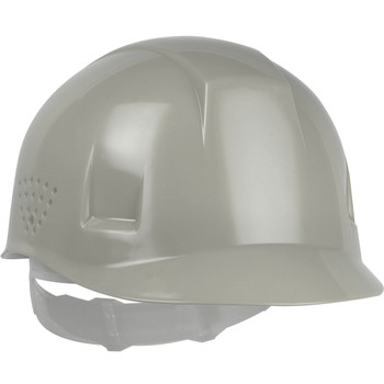 Bump Cap,Ventilated,4-Pt Pin-Lock Suspension Hard Plastic Bump Caps - OS Gray EA